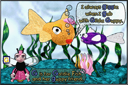 G is for Goldie Fish